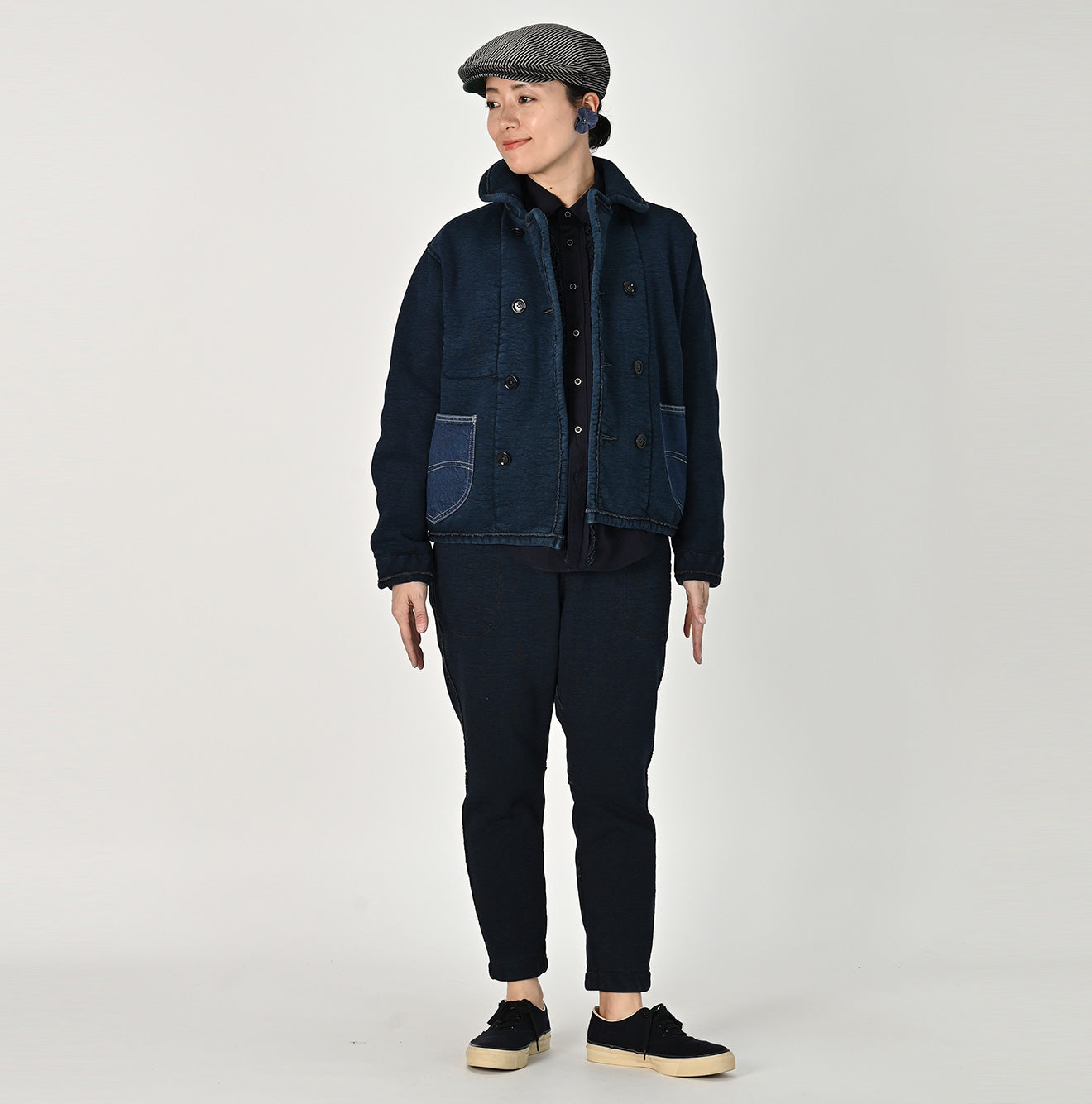 Indigo Hokkaido Cotton Fleece 908 Jodhpurs Pants