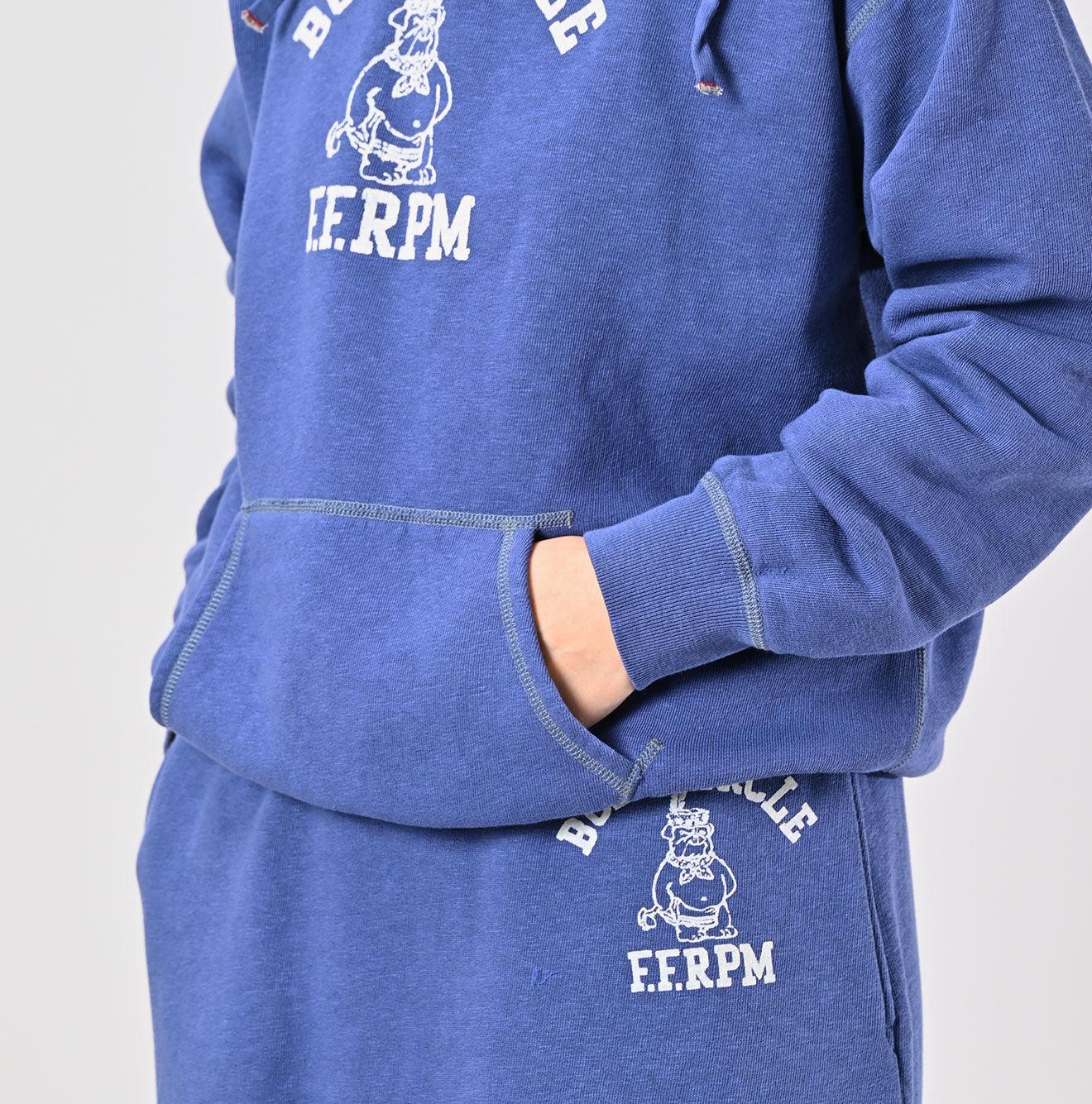Cotton Fleece 908 Ocean Hoodie – 45R GLOBAL