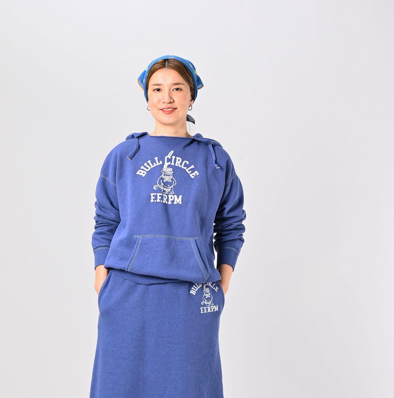 Cotton Fleece 908 Ocean Hoodie (Size 2) - 45R by 45rpm studio - Image 6