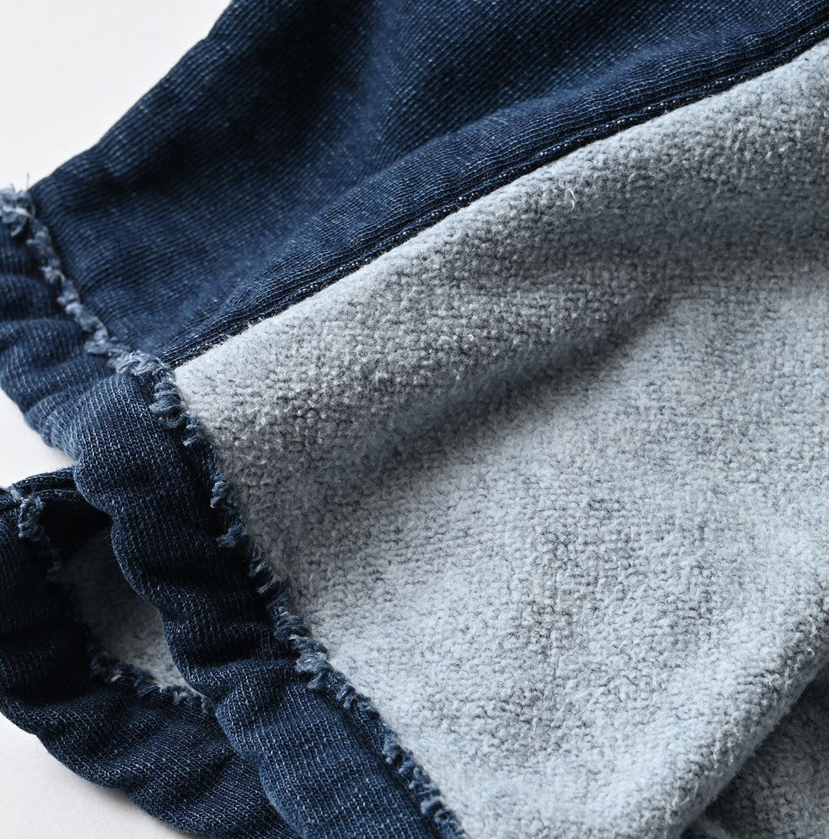 45R Indigo Cotton Fleece 908 Mountain Shawl