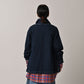 45R Indigo Cotton Fleece 908 Mountain Shawl