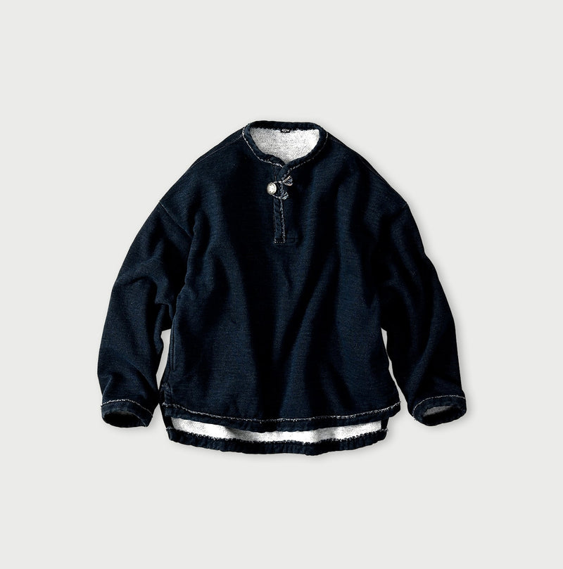 45R Indigo Cotton Fleece 908 Mountain Pullover