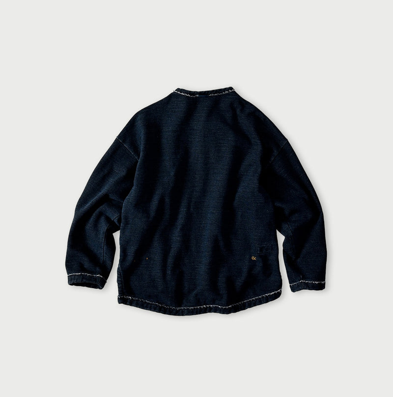 45R Indigo Cotton Fleece 908 Mountain Pullover