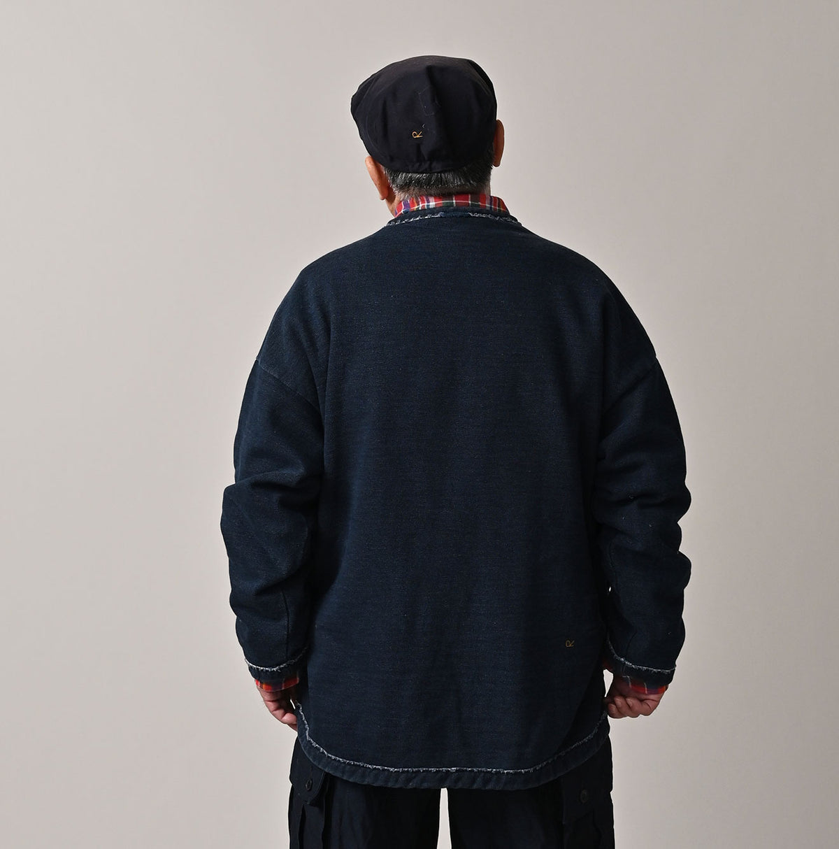 45R Indigo Cotton Fleece 908 Mountain Pullover