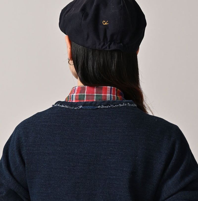 45R Indigo Cotton Fleece 908 Mountain Pullover