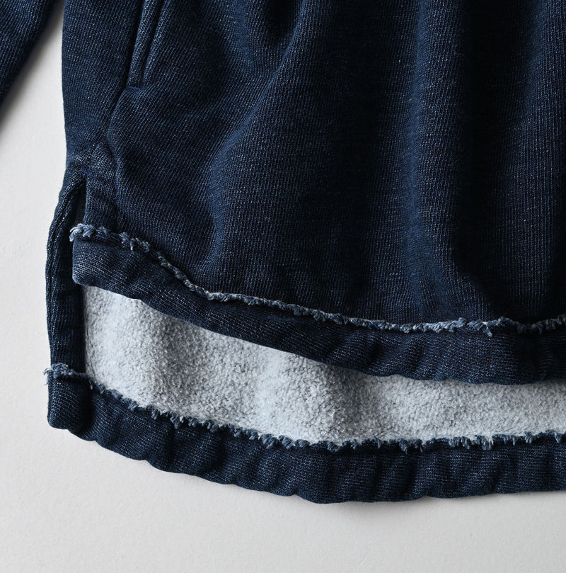 45R Indigo Cotton Fleece 908 Mountain Pullover