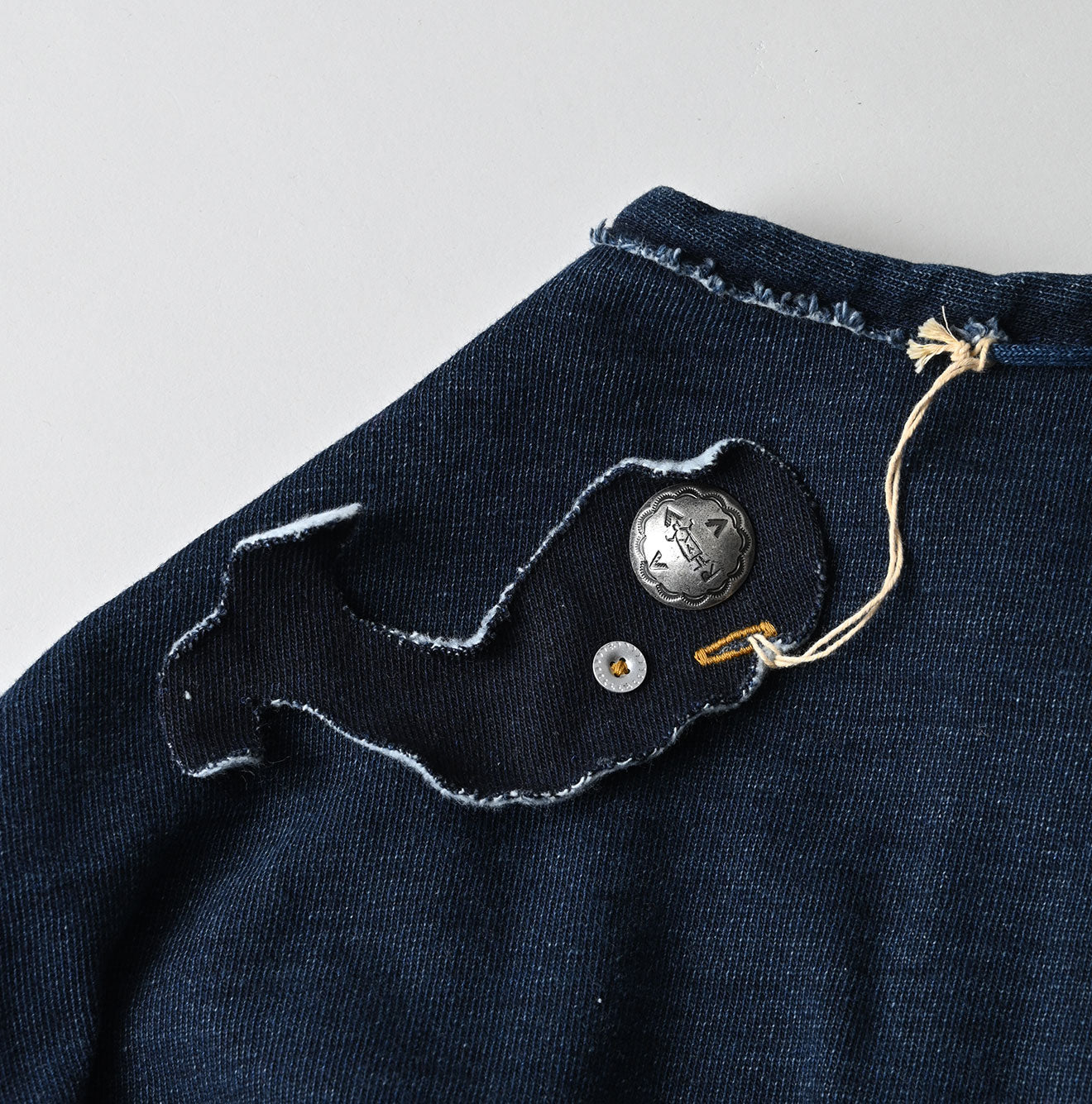 45R Indigo Cotton Fleece 908 Mountain Pullover