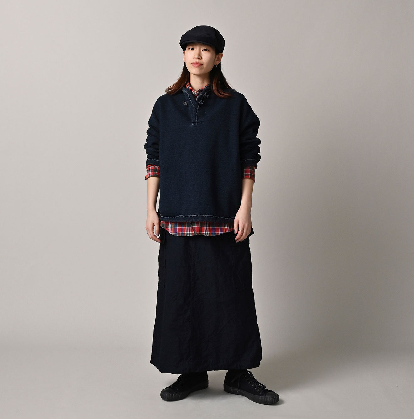 45R Indigo Cotton Fleece 908 Mountain Pullover
