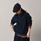 45R Indigo Cotton Fleece 908 Mountain Pullover