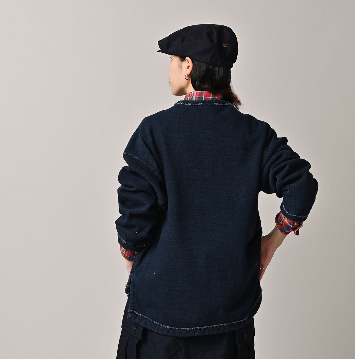 45R Indigo Cotton Fleece 908 Mountain Pullover