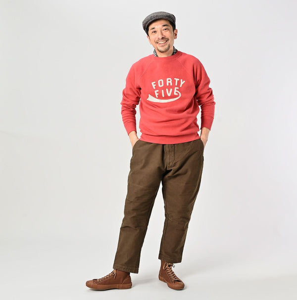 Cotton Fleece Raglan Sweat (Size 2) - 45R by 45rpm studio