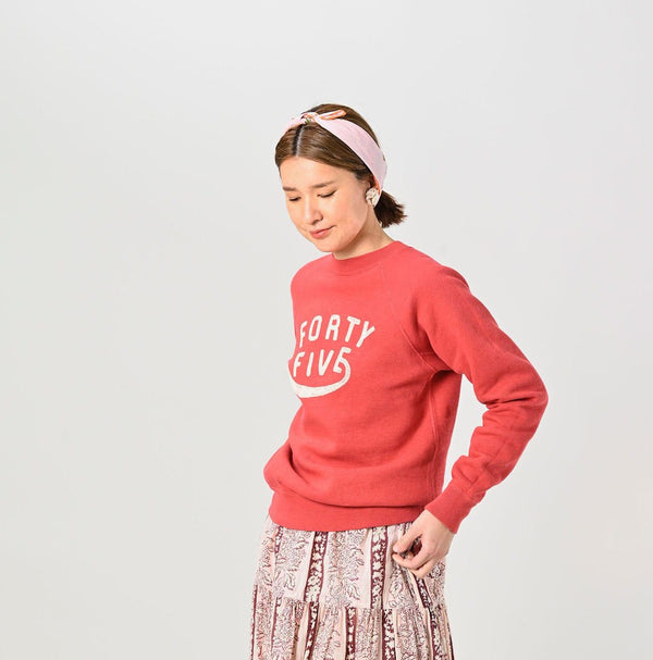 Cotton Fleece Raglan Sweat (Size 2) - 45R by 45rpm studio