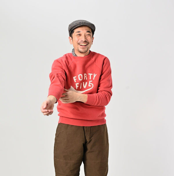 Cotton Fleece Raglan Sweat (Size 2) - 45R by 45rpm studio