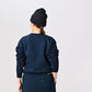 45R Indigo Cotton Fleece Raglan Sweatshirt