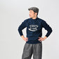 45R Indigo Cotton Fleece Raglan Sweatshirt