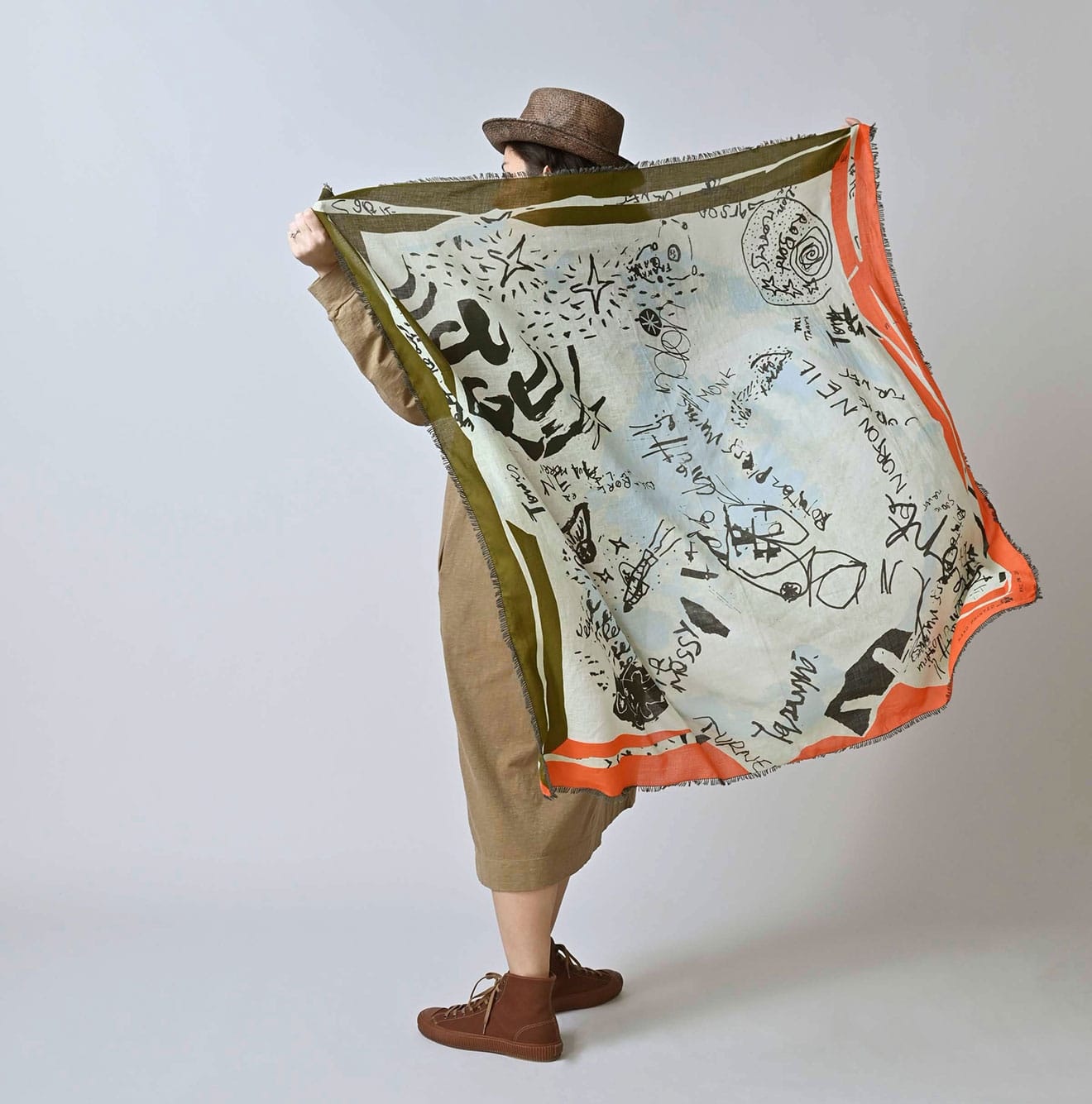 45R Supima Twill Graffiti Furoshiki - Image 9