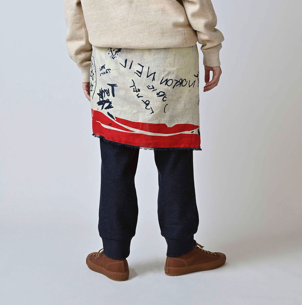 45R Supima Twill Graffiti Furoshiki