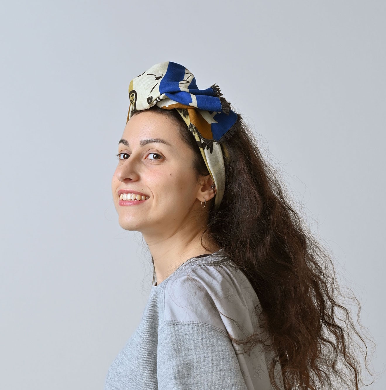 45R Supima Twill Graffiti Furoshiki