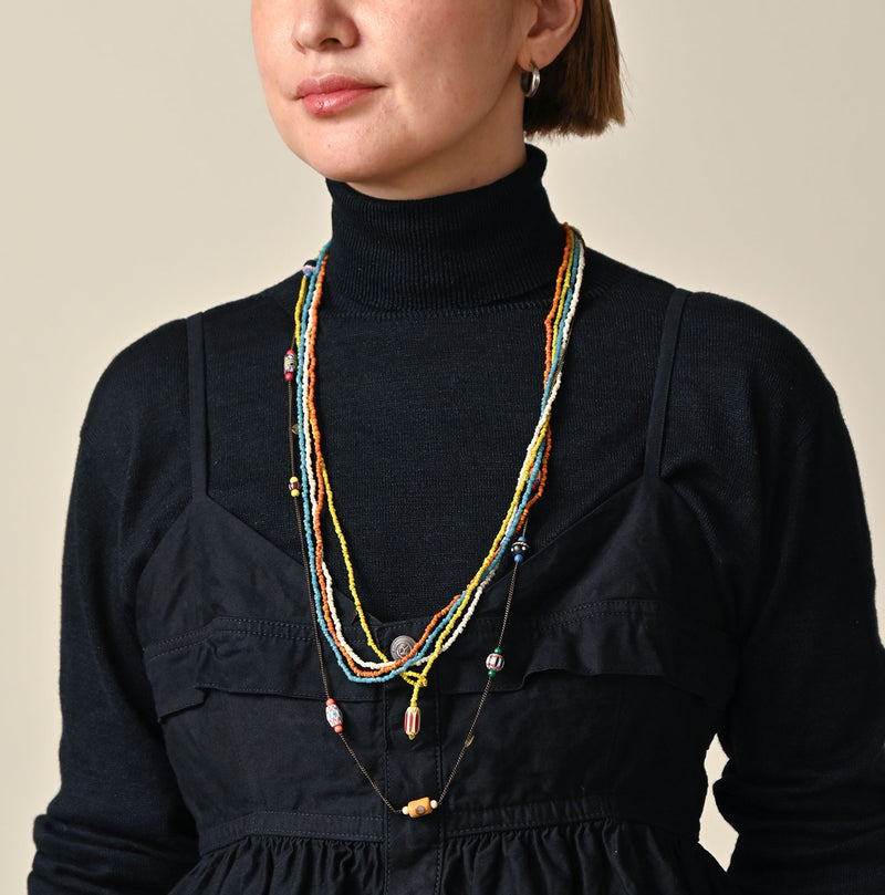 45R Antique Beads Necklace