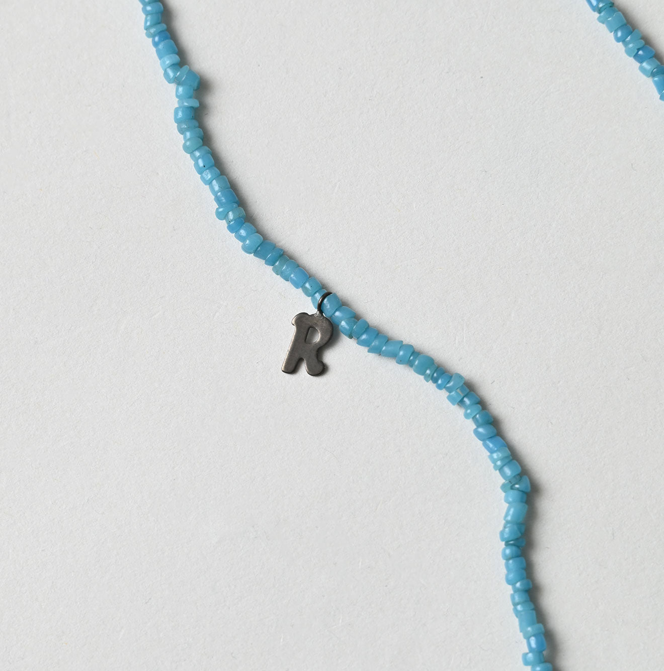 45R Turquoise Antique Beads Necklace - Image 9