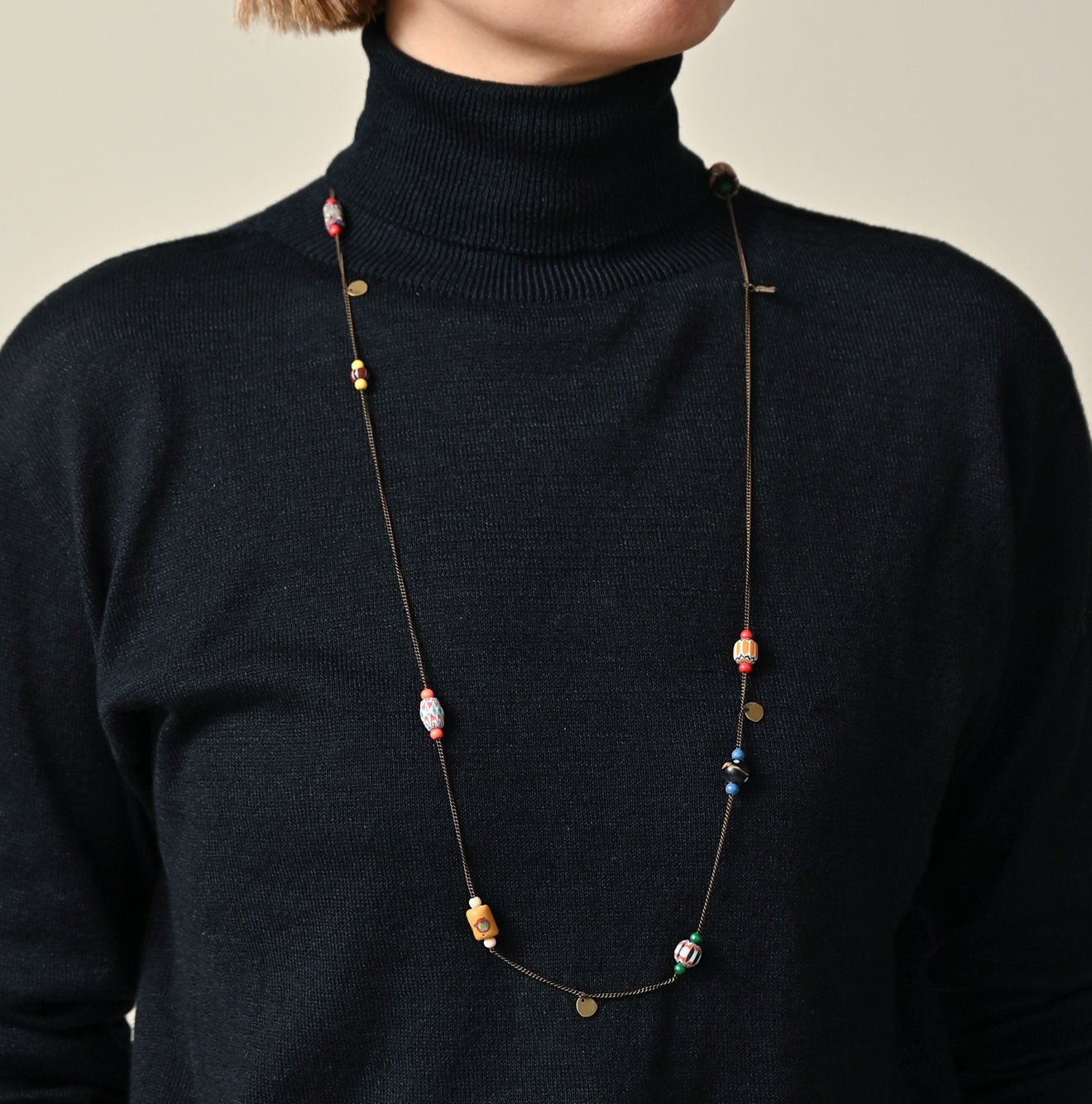 45R Tombodama Beads Necklace