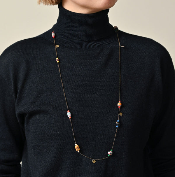 45R Tombodama Beads Necklace