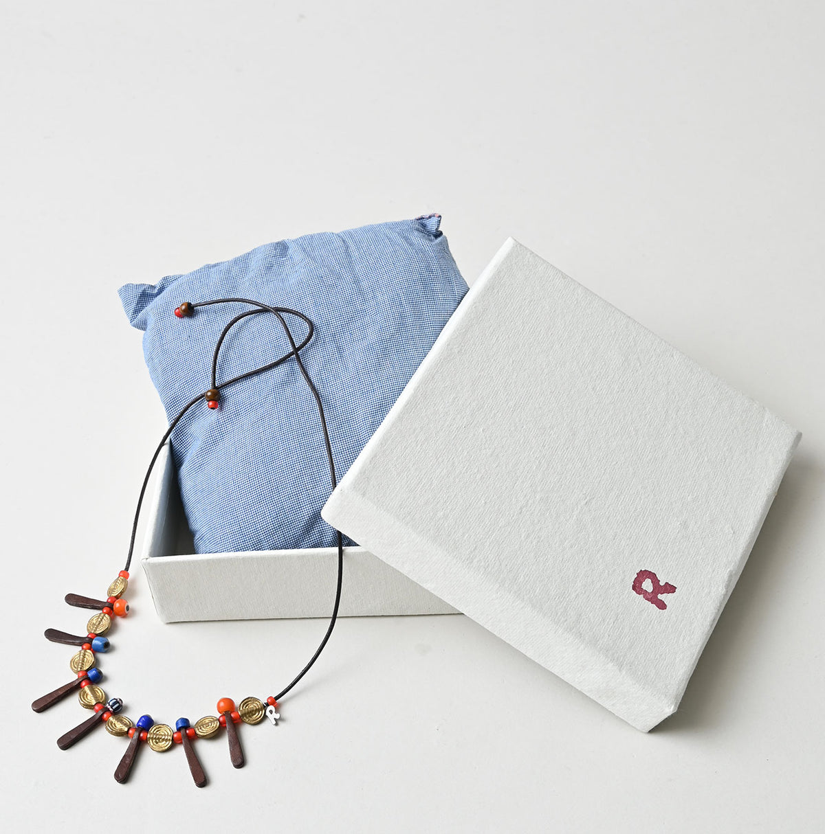 45R Tombodama × Leather Choker