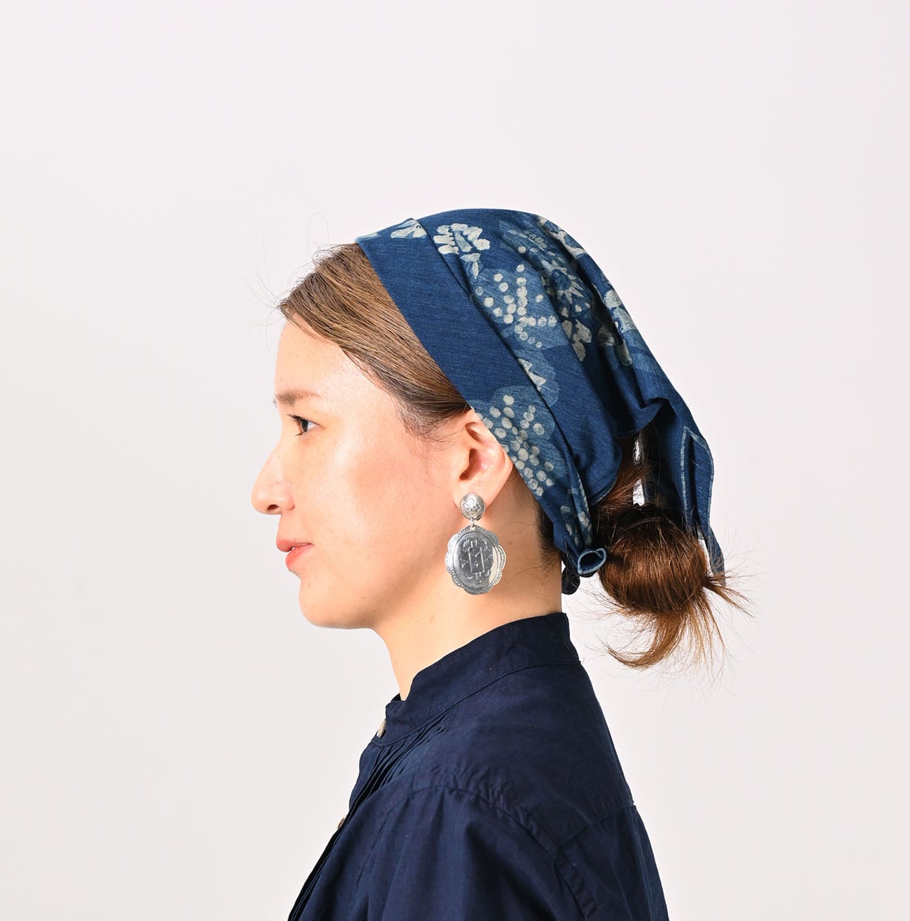 45R Indigo Tenjiku Fushicho Bandana