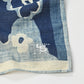 45R Indigo Silk Anemone Bird Bandana