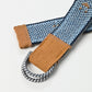 45R Indigo Native Knit Belt