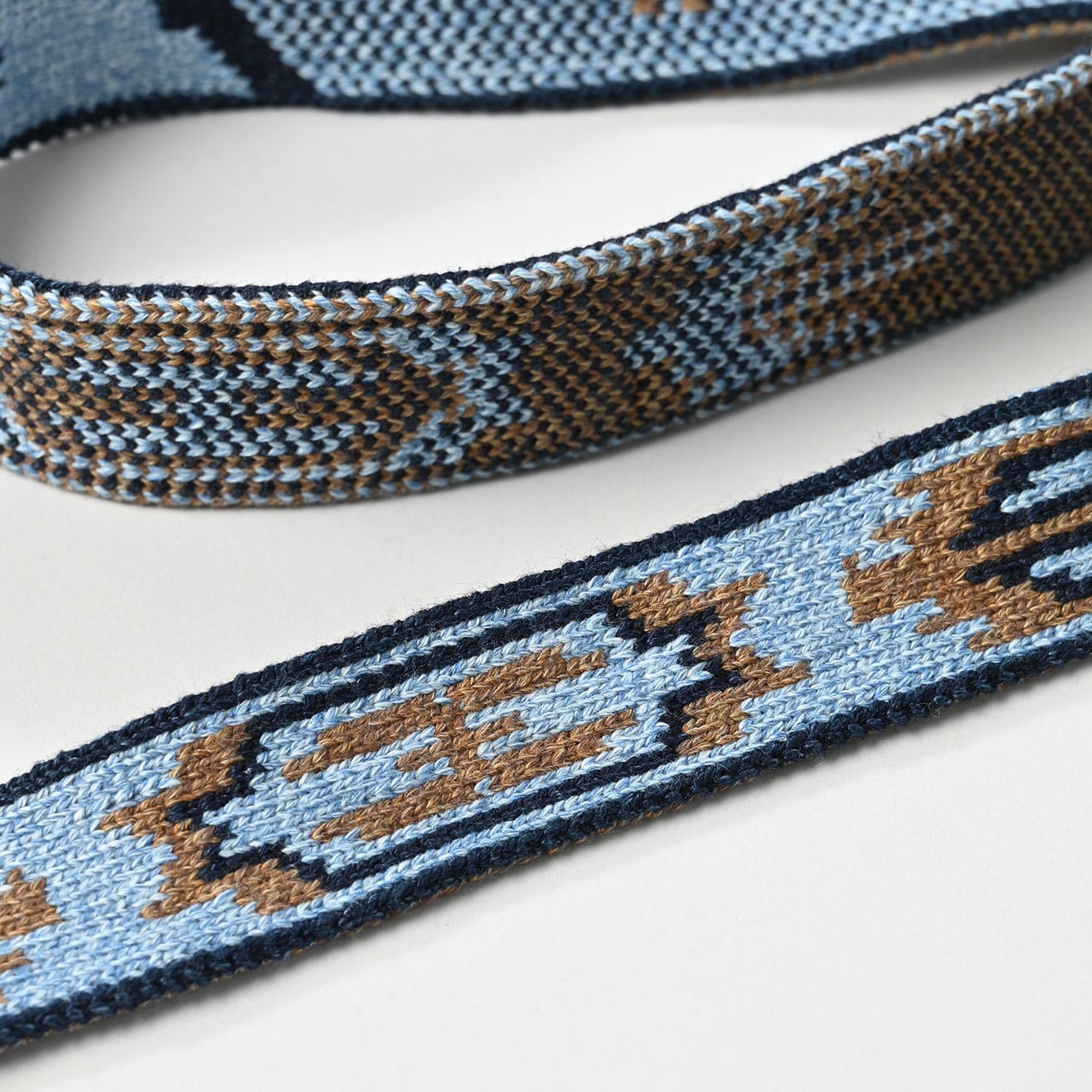 45R Indigo Native Knit Belt