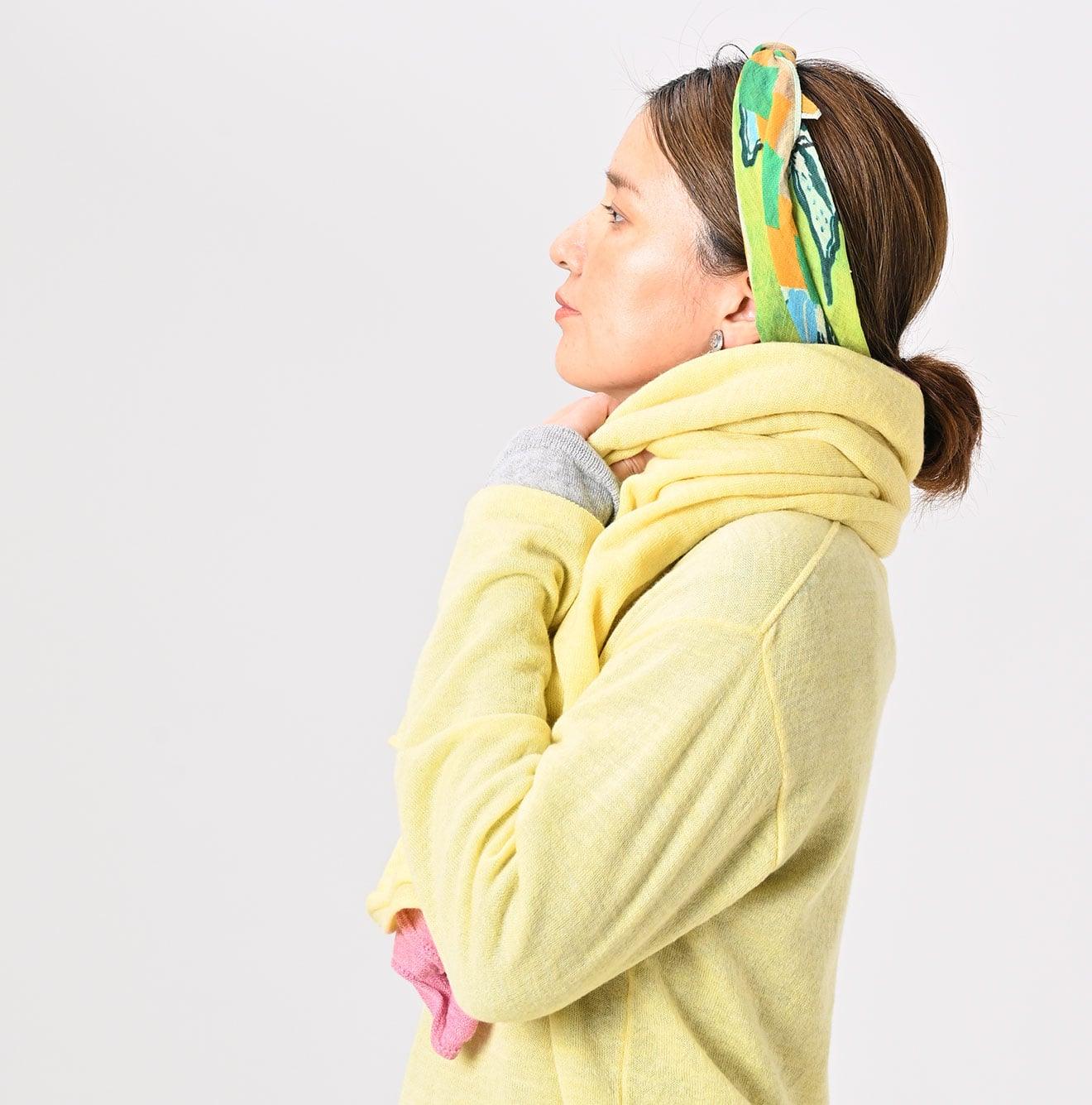 Botanical Dyed Cashmere Super Gauze Muffler - 45R by 45rpm studio - Image 6