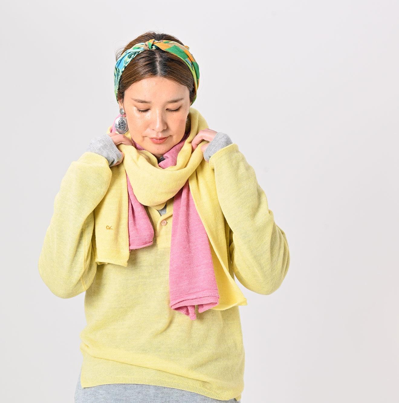 Botanical Dyed Cashmere Super Gauze Muffler - 45R by 45rpm studio - Image 7