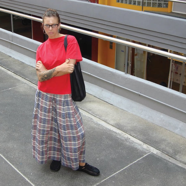 "My 45R plaid linen pants are my favorite piece in my wardrobe! They are perfectly transeasonal, ...