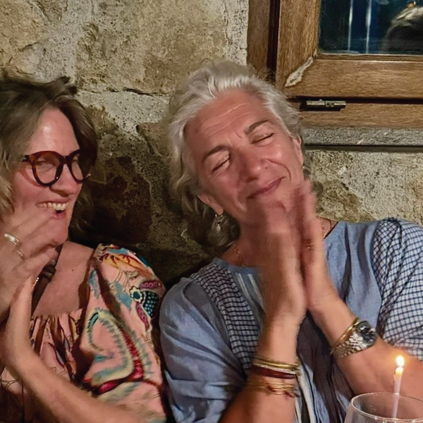 “It’s made of patchwork pieces of other fabrics. I felt as though the dress embodies a new up-cyc...