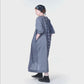 Aikaze Khadi Mix Tucked Dress